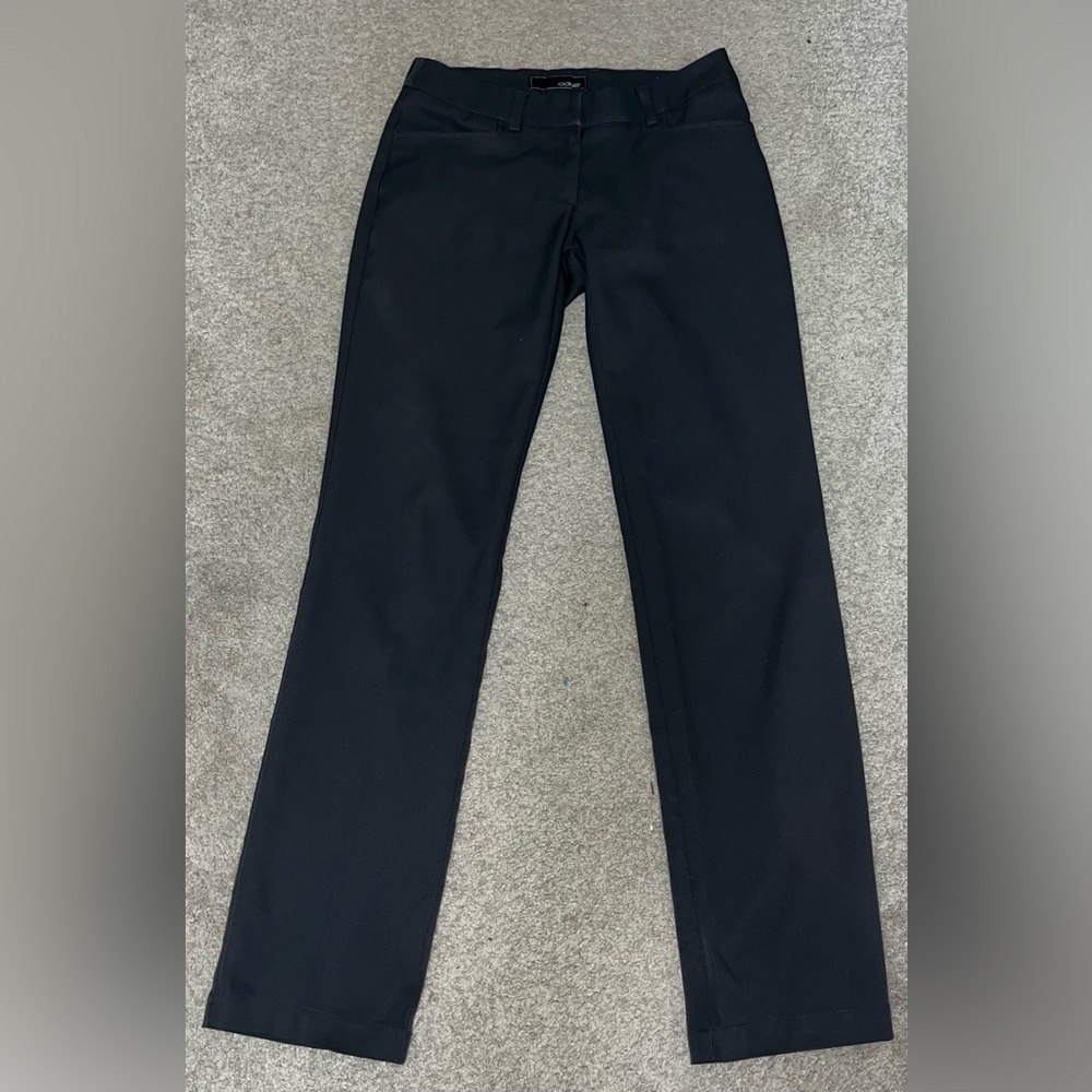 Elegant dark gray Straight Leg Women's Pants